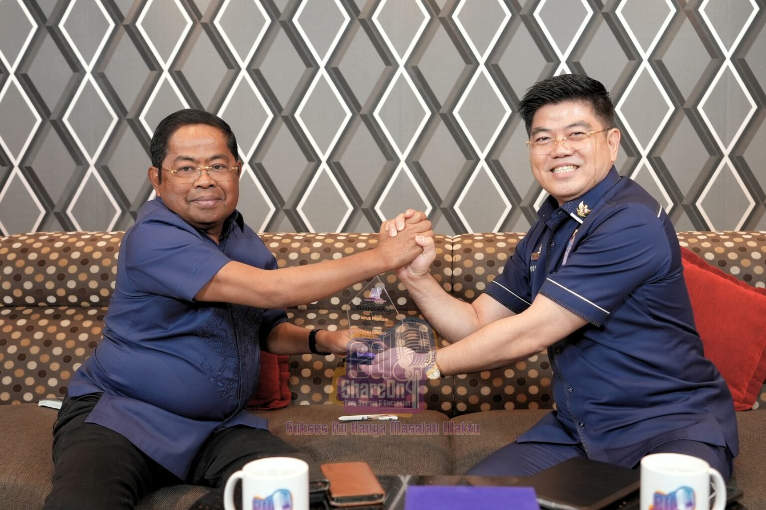 Idrus Marham Saat di Podcast EdShareOn. (Foto: EdShareOn.com)