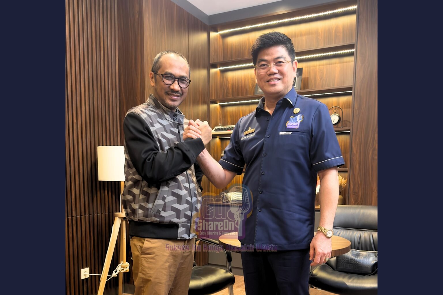 Abraham Samad ketika jadi bintang tamu di podcast EdShareOn. (Foto: EdShareOn.com)