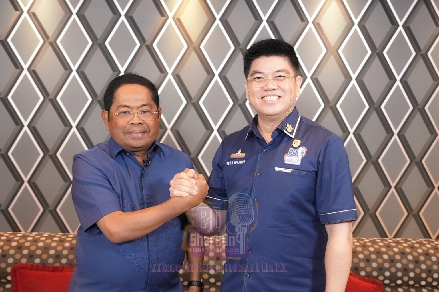 Idrus Marham Saat di Podcast EdShareOn. (Foto: EdShareOn.com)