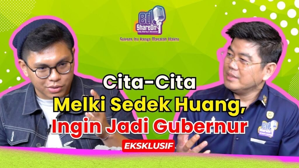 Melki Sedek saat di Podcast EdShareOn. (Foto: EdShareOn.com)