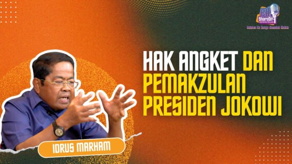 Pandangan Idrus Marham Soal Hak Angket dan Pemakzulan Jokowi