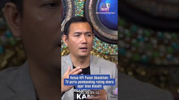 Ketua KPI Pusat Ubaidillah: TV Perlu Pembanding Rating Share Agar Bisa Diaudit