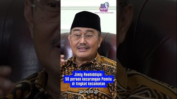 Jimly Asshiddiqie: 50 Persen Kecurangan Pemilu di Tingkat Kecamatan