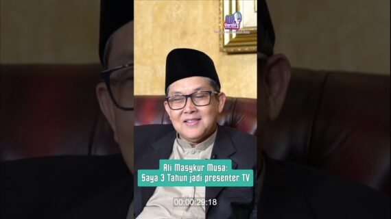 Ali Masykur Musa: Saya 3 Tahun Jadi Presenter TV