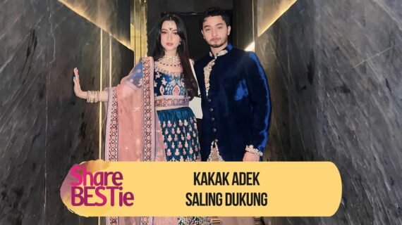 Kakak Adik Saling Dukung