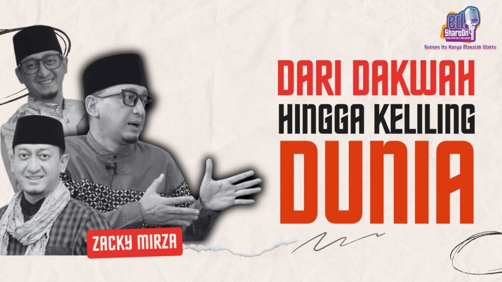 Ustaz Zacky Mirza di podcast EdShareOn. (Foto: EdShareOn.com)