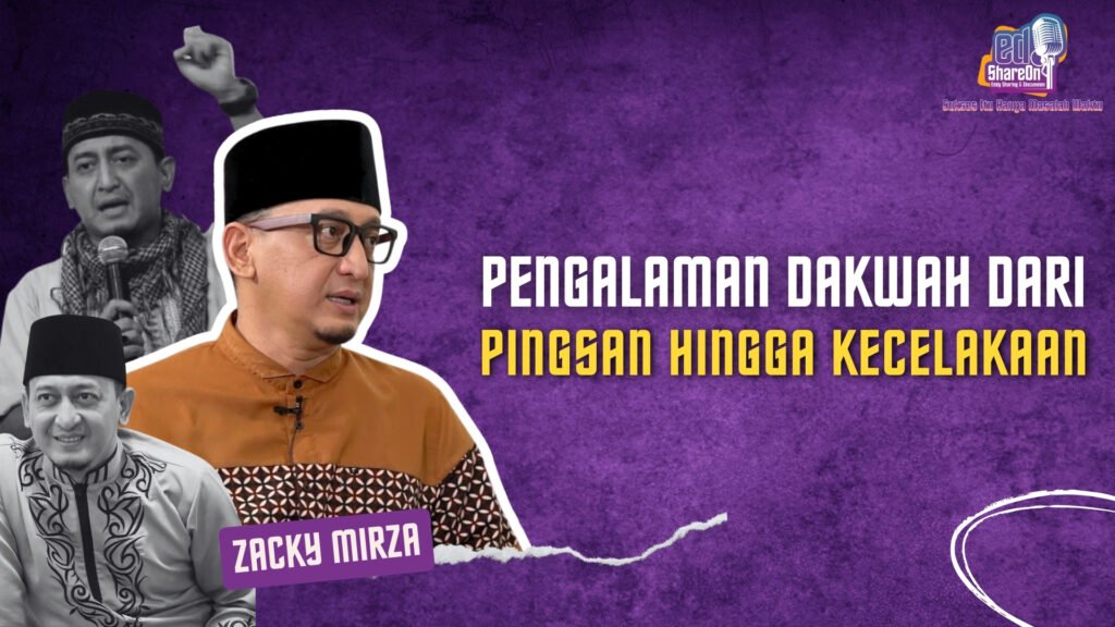 Ustaz Zacky Mirza di podcast EdShareOn. (Foto: EdShareOn.com)