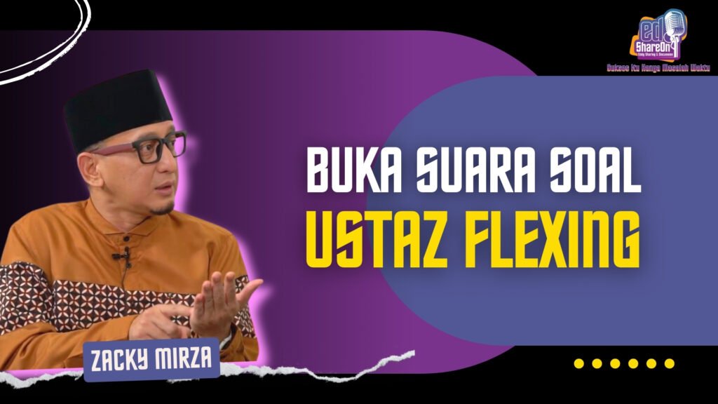 Ustaz Zacky Mirza di podcast EdShareOn. (Foto: EdShareOn.com)