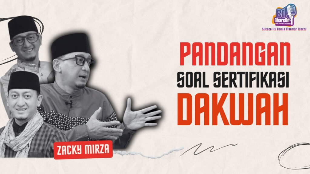 Ustaz Zacky Mirza di podcast EdShareOn. (Foto: EdShareOn.com)