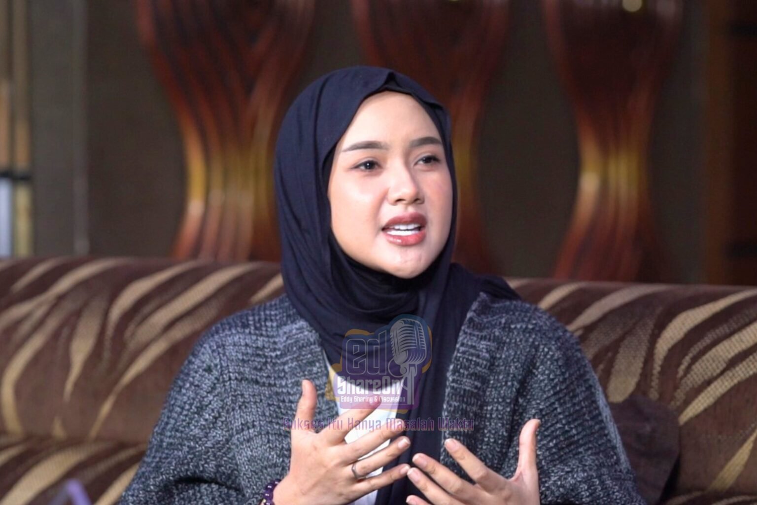 Cita Rahayu Saat di podcast EdShareOn. (Foto: EdShareOn.com)