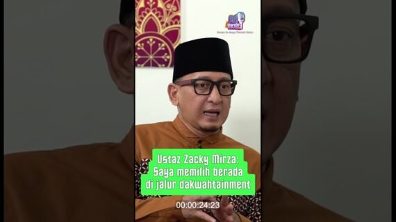 Ustaz Zacky Mirza: Saya Memilih Berada di Jalur Dakwahtainment