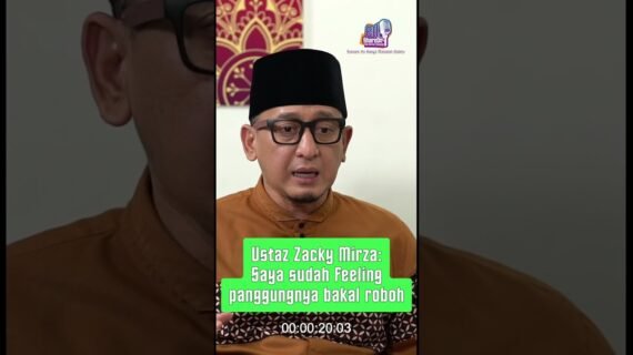 Ustaz Zacky Mirza: Saya Sudah Feeling Panggungnya Bakal Roboh