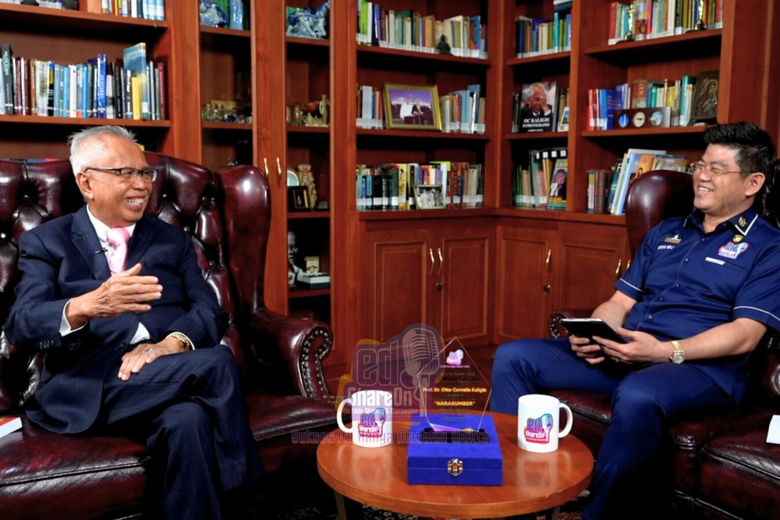 OC Kaligis Saat di podcast EdShareOn. (Foto: EdShareOn.com)