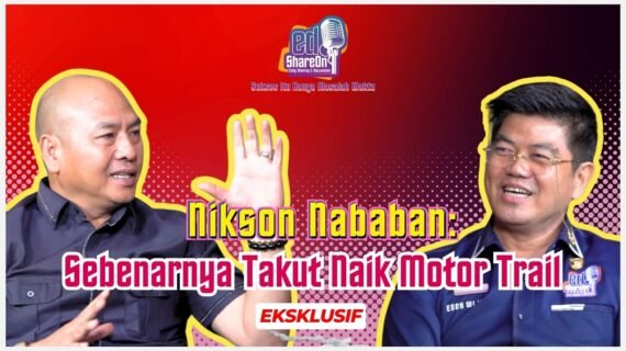 Cerita Nikson Nababan Naik Motor Trail Masuk Daerah Terisolir di Tapanuli Utara