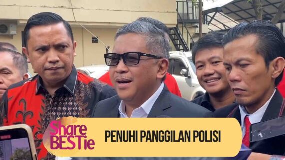 Sekjen PDIP Hasto Kristiyanto Penuhi Panggilan Polisi