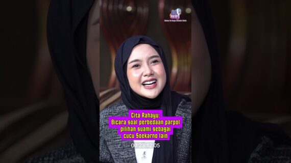 Cita Rahayu: Bicara soal perbedaan parpol pilihan suami sebagai cucu Soekarno lain