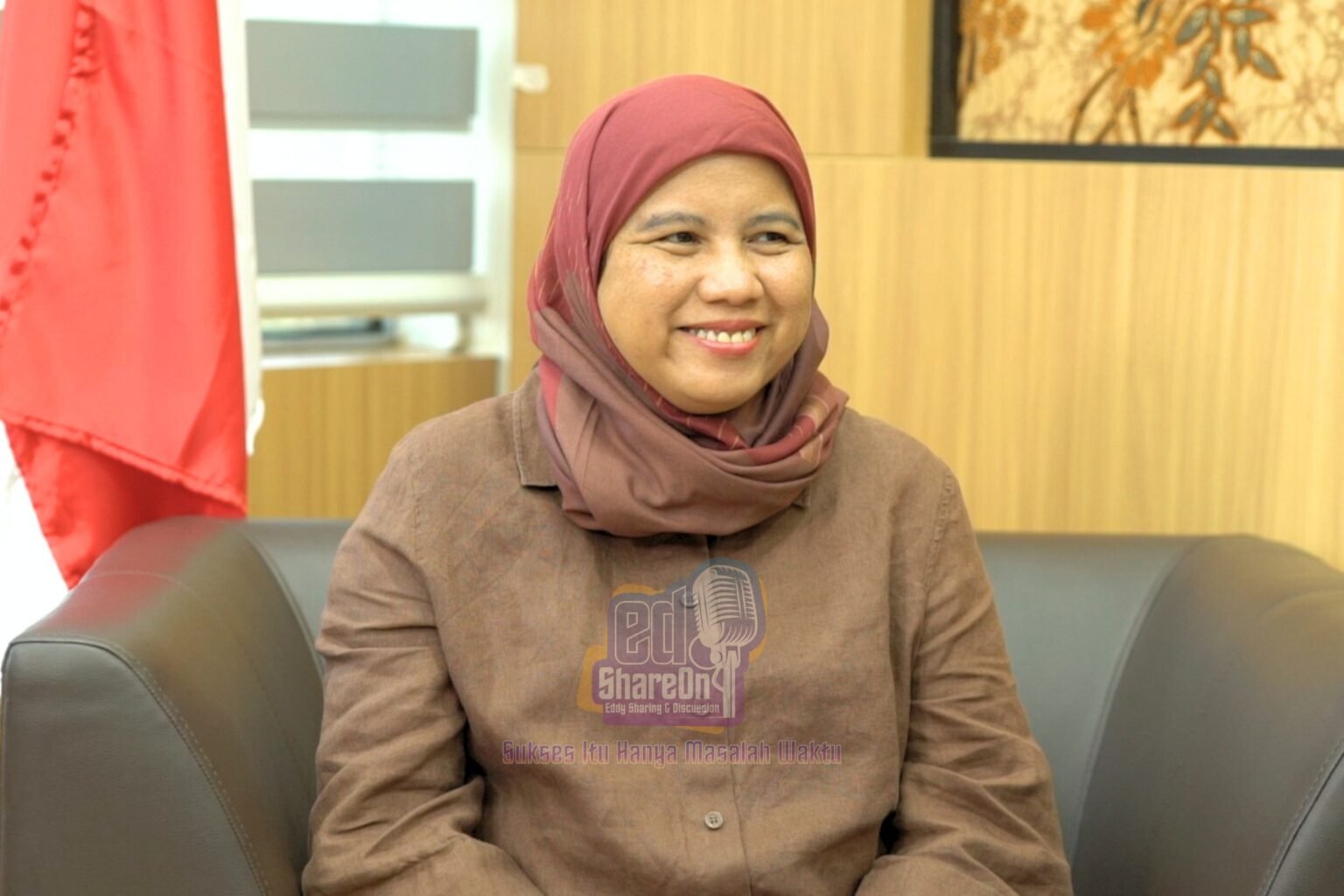 Diah Pitaloka Saat di podcast EdShareOn. (Foto: EdShareOn.com)