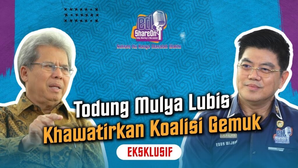 Todung Mulya Lubis Saat di podcast EdShareOn. (Foto: EdShareOn.com)