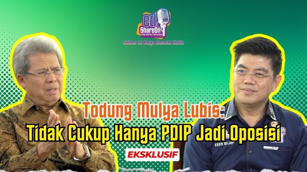 Todung Mulya Lubis Saat di podcast EdShareOn. (Foto: EdShareOn.com)