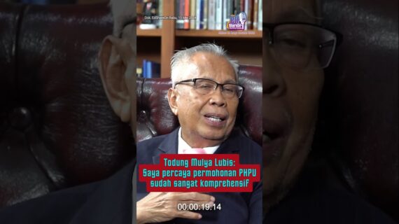 Todung Mulya Lubis: Saya percaya permohonan PHPU sudah sangat komprehensif