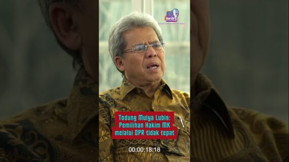 Todung Mulya Lubis: Pemilihan hakim MK melalui DPR tidak tepat