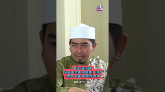 Ustaz Solmed: Saya pernah menangis lihat teman saya bisa beli buku