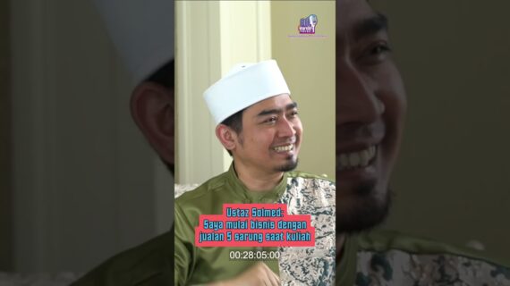 Ustaz Solmed: Saya mulai bisnis dengan jualan 5 sarung saat kuliah