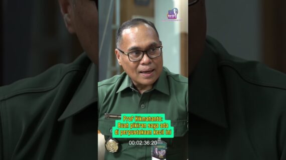 Prof Hikmahanto: Buah pikiran saya ada di perpustakaan kecil ini