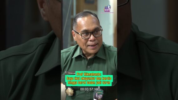 Prof Hikmahanto: Saya ikut akupuntur dan kardio hingga berat badan jadi turun