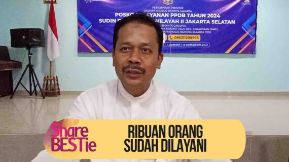 Posko Pelayanan PPDB Sudin Pendidikan Wilayah II Jaksel Telah Melayani 1.699 Orang
