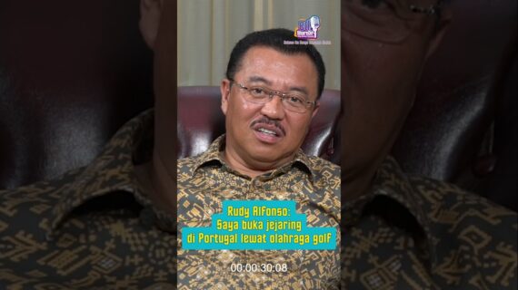 Rudy Alfonso: Saya buka jejaring di Portugal lewat olahraga golf