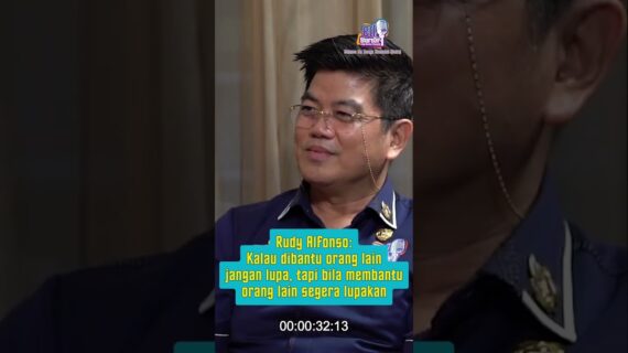 Rudy Alfonso: Kalau dibantu jangan lupa, tapi bila membantu segera lupakan