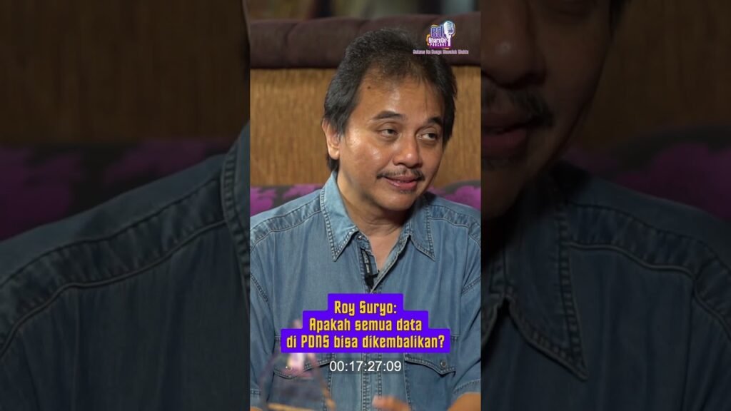 Roy Suryo Saat di podcast EdShareOn. (Foto: EdShareOn.com)