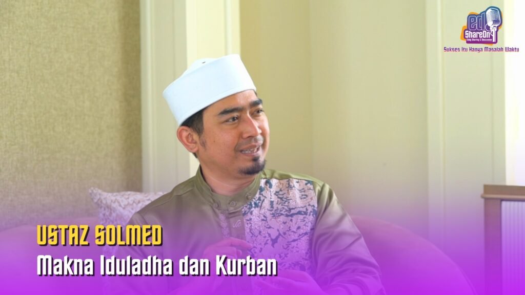 Ustaz Solmed Saat di podcast EdShareOn. (Foto: EdShareOn.com)