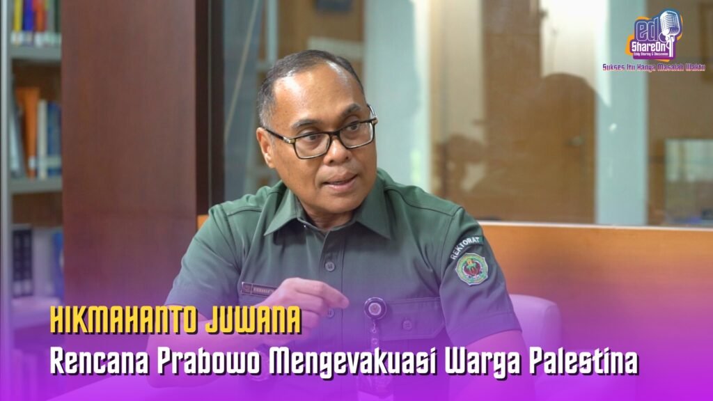 Hikmahanto Juwana Saat di podcast EdShareOn. (Foto: EdShareOn.com)