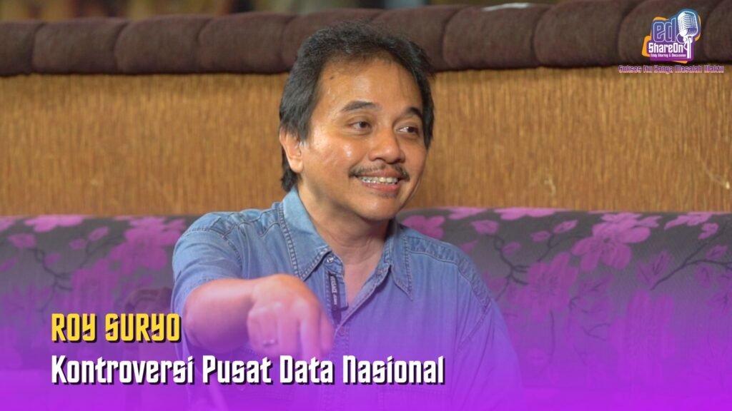 Roy Suryo saat di podcast EdShareOn. (Foto: EdShareOn.com)