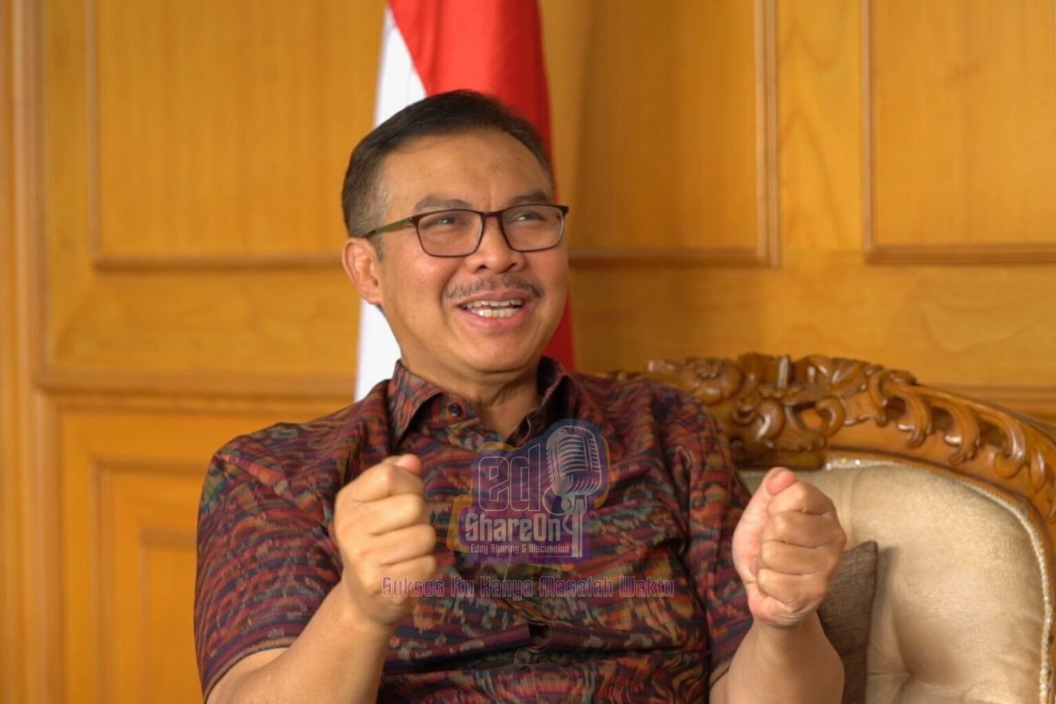dr. Hasto Wardoyo saat di podcast EdShareOn. (Foto: EdShareOn.com)