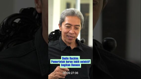 Dedie Rachim: Pemerintah harus lebih selektif bagikan Bansos