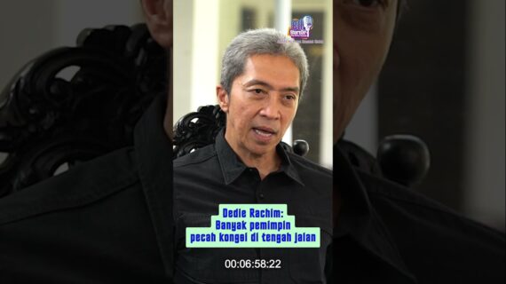 Dedie Rachim: Banyak pemimpin pecah kongsi di tengah jalan