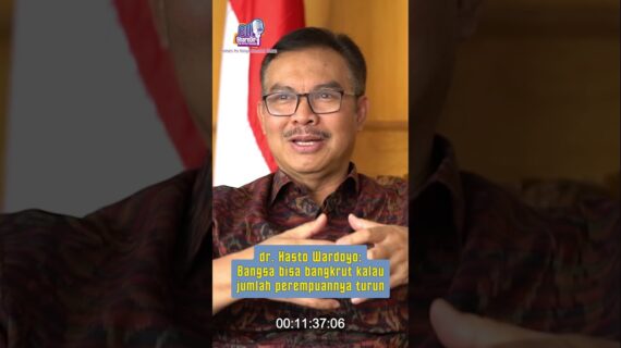 dr. Hasto Wardoyo: Bangsa bisa bangkrut kalau jumlah perempuannya turun