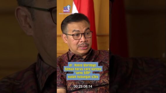 dr. Hasto Wardoyo: Semua harus care karena “an4k SMP” sudah hubungan s3ks