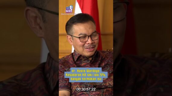 dr. Hasto Wardoyo: Kesadaran KB laki-laki 5%, banyak termakan isu