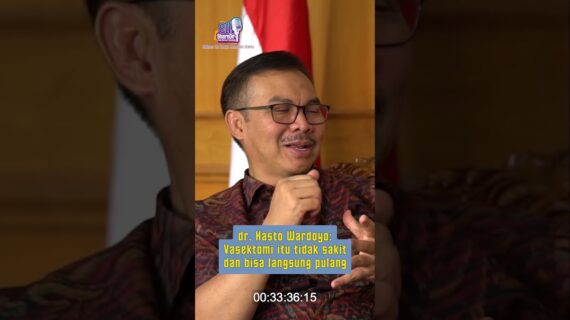dr. Hasto Wardoyo: Vasektomi itu tidak sakit dan bisa langsung pulang