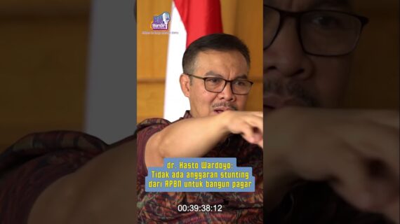 dr. Hasto Wardoyo: Tidak ada anggaran stunting dari APBN untuk bangun pagar