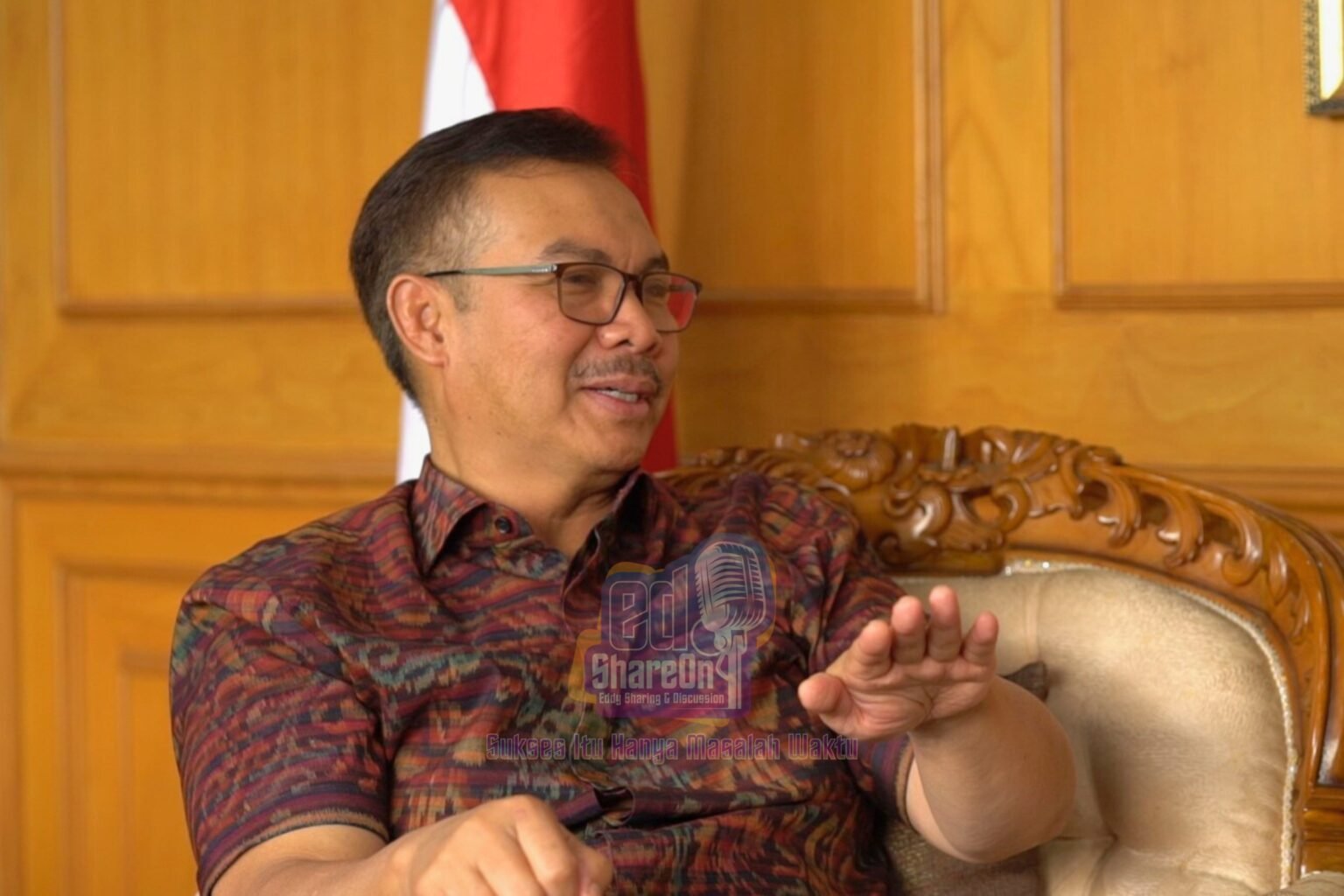dr. Hasto Wardoyo saat di podcast EdShareOn. (Foto: EdShareOn.com)