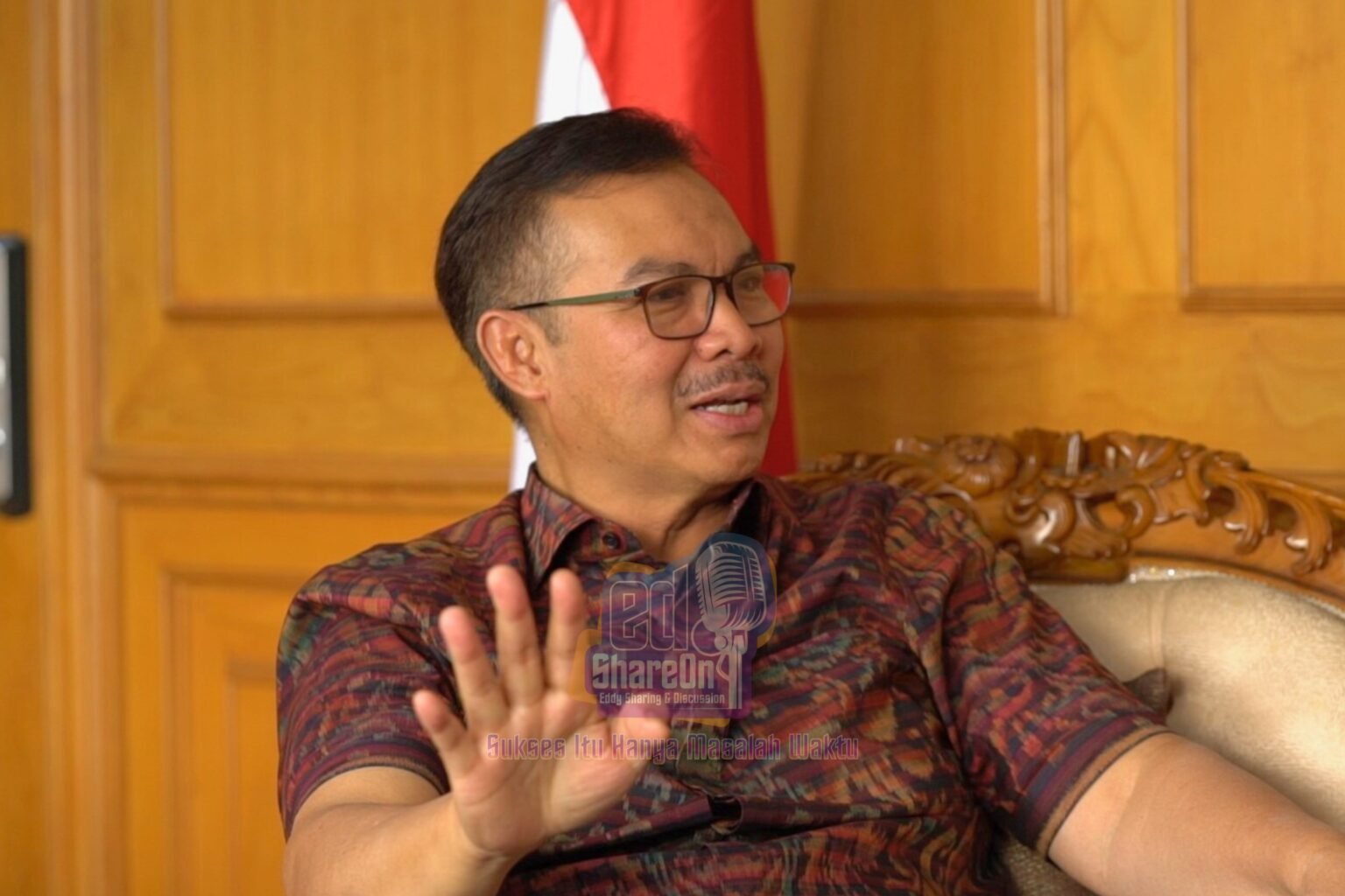 dr. Hasto Wardoyo saat di podcast EdShareOn. (Foto: EdShareOn.com)