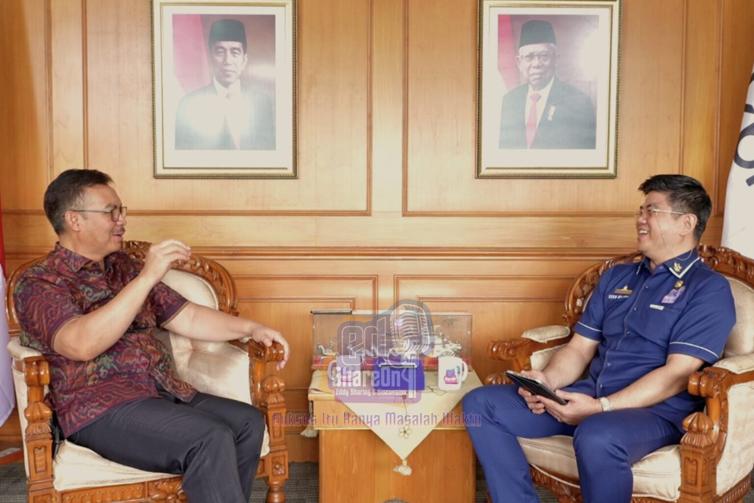 dr. Hasto Wardoyo saat di podcast EdShareOn. (Foto: EdShareOn.com)
