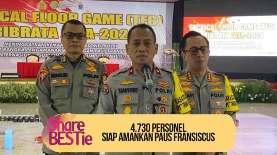 Ribuan Personel Disiapkan Amankan Kedatangan Paus Fransiscus