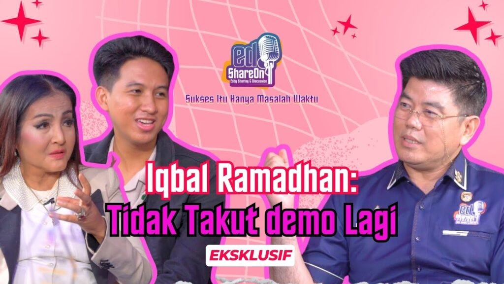 Iqbal Ramadhan saat di podcast EdShareOn. (Foto: EdShareOn.com)