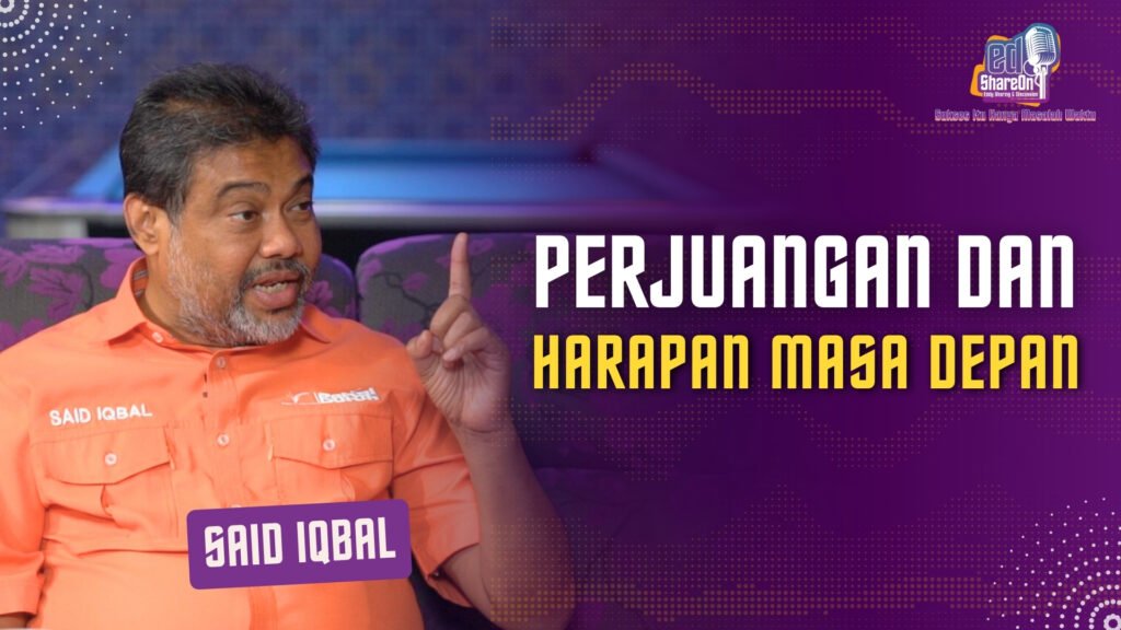 Said Iqbal saat di podcast EdShareOn. (Foto: EdShareOn.com)